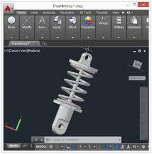 Autocad 3d Modeling Amortiguadores