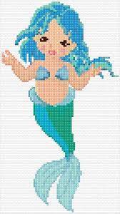 Cross stitching is enjoying a resurgence in popularity as crafters look for different ways to express their creativity. Ann Logan 10 Free Patterns Online Mermaid 3569