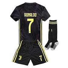 This necklace is 18 inches long. Youth Cristiano Ronaldo Shorts And Socks 7 Juventus Jersey Black Soccer Jersey Youth Soccer Soccer Outfits