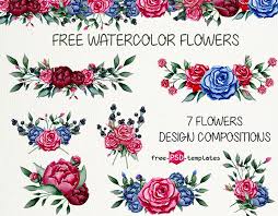 Maybe you would like to learn more about one of these? Free Watercolor Flowers On Behance