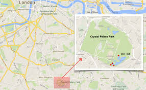 The ground certainly has character. Crystal Palace Park Monkey Map