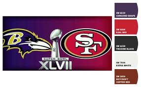 Paint Colors From Chip It By Sherwin Williams Super Bowl Super Bowl Xlvii Nfl Football 49ers