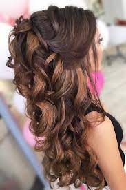 Long hairstyles for prom will traditionally always feature some kind of wave or curl to add extra glamour and volume. Try 37 Half Up Half Down Prom Hairstyles Lovehairstyles Com