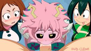 🔞Mina showing them how its done (ashido mina) | Ahegao Хентай |  Truyen-Hentai.com