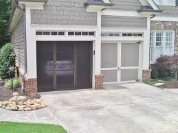 You can have the convenience of remote operation, and the beauty of authentic wood carriage doors. Garage Door Screens Screenmobile