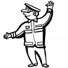 Sendo assim, os desenhos de páscoa para colorir são boas alternativas. Desenho De Policia Para Pintar Com As Criancas