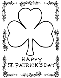 Patrick said he used a shamrock to explain the trinity. St Patricks Day Coloring Pages Best Coloring Pages For Kids
