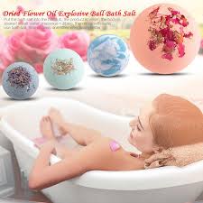 If using dried herbs or flowers, add them before filling the mould with the mixture. Bath Salt Ball 100g Dried Flower Essential Oil Bath Bombs Salt Bubble Bath Ball Buy At A Low Prices On Joom E Commerce Platform