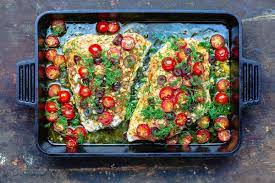 Best Baked Grouper Recipe You Ll Find And It S Ready In Just Over 20 Mins Cooked Mediterranean Style With Bold F Grouper Recipes Baked Grouper Olive Recipes
