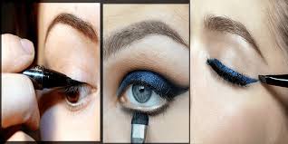 (you're going to look weird doing this, but we promise the result is worth it.) How To Apply Eyeliner Perfectly Step By Step Tutorial For Beginners