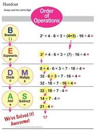 Free Order Of Operations Bedmas Printable More Order Of Operations Bedmas Learning Math