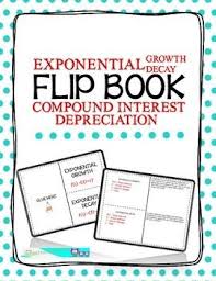 Exponential Growth Decay Flipbook For Isn Teaching Algebra Math Interactive Notebook Teaching Math
