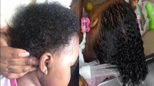 Also, if you have bangs, try brushing them first to the right, then to the left, crisscrossing back and forth until the front of your hair is dry. How I Use Aloe Vera For My Baby S Hair For Extra Moisture And Help With Growth Youtube