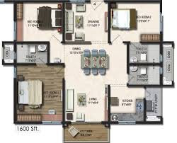 Once you purchase a house plan on our website, we will send you an email which contains the links to download the house plans, in all digital formats. 3 Bhk 1600 Sq Ft Apartment For Sale In Sumadhura Acropolis Hyderabad At Rs 7249 Sq Ft Hyderabad