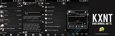 Theme phoenix for go sms pro is regarded as one of the best apps in personalization category. Go Sms Pro Dark Minimal Theme By Kantbstopped519 On Deviantart