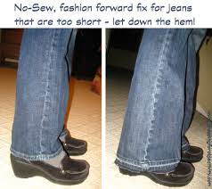 New Sew Fix To Lengthen Jeans And Give A More Modern Feel Simply Release The Hem And Iron Clothinghacksbuzzfe Clothing Hacks Diy Fashion Clothing Jeans Diy