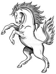 Pferd Zeichnen Stock Vektorgrafik Freeimages Com