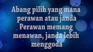 Salam penduduk kaskus dimanepun agan berade. Cita Citata Perawan Atau Janda Lirik Youtube