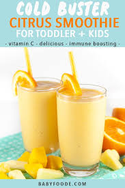 20 healthy christmas themed snacks for the kids. Cold Buster Smoothie Toddler Kid Make Great Popsicles Baby Foode