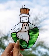Etched glass panel free pattern. Found This Wicked Spooky Glass Art Through A Halloween Blog Today I M Rethinking Stained Glass Now Halloween