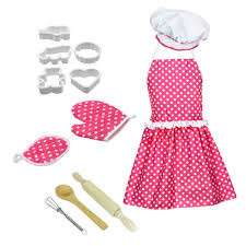 La mejor calidad al mejor precio. Juego De Juguetes Para Hornear Para Ninos Delantal De Cocina Juego De Cocina Para Ninos Y Ninas Guantes Y Ninos Pequenos Regalos Para Ninas Y Ninos De 3 Anos Gorro De Cocinero