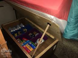 Left unfixed, the hole will grow bigger. Rv Hack Convert Space Under Bed To Easily Accessible Storage Glamper Life