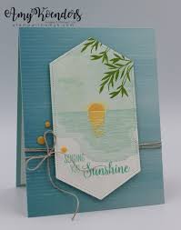 Stamping is one of the quickest and easiest ways to create highly stamping ink is going to be a critical addition to your card making stock. Stampin Up Sending Sunshine Card With Video Tutorial Stamp With Amy K