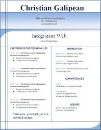 Modele Cv Sur Word Gratuit Modele Cv Modele Cv Word