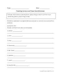 Common nouns worksheets, proper nouns worksheets. Parts Speech Worksheets Noun Common For Kids And Proper Worksheetde Science Samsfriedchickenanddonuts