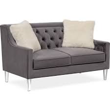 Chloe Loveseat Gunmetal Value City Furniture And Mattresses Furniture Reclining Furniture City Living Room