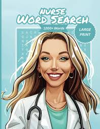 Large Print 1200+ Words Nurse Word Search: Petitpas, Michael:  9798325974229: Books