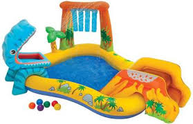 Gbp prices are indicative, correct euro pricing is shown in the checkout. Intex Original Inflatable Dinosaur Kids Play Center Swimming Pool Paddling Pool With Inbuilt Water Spray Slide With 6 Balls Inflatable Swimming Pool Price In India Buy Intex Original