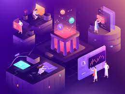 Cryptocurrency Illustration Isometric Design Isometric Illustration Website Illustration