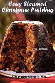 Easy Christmas Steamed Pudding Recipe Christmas Pudding Recipes Christmas Pudding Desserts Christmas Steamed Pudding Recipe