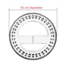 10cm drawing design ruler full circle protractor pointer measuring instrument half circle angle ruler large circle ruler rulers aliexpress