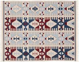 Товар 2 unique loom (8' x 11.4') beautiful aquamarine indoor/ outdoor area rug new! Pottery Barn Dayton Kilim Indoor Outdoor Rug Recycled Aztec Print 2 X 3 For Sale Online Ebay
