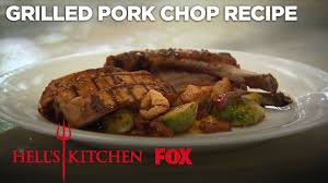 Rub with salt and freshly ground black pepper. Grilled Double Bone In Pork Chop Learngrilling Com