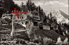 The view is looking southeast, with the. Obersalzberg Hitlerhaus Mit Watzmann Zerstortes Haus Wachenfeld Xl
