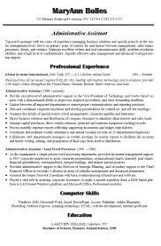 An executive assistant job description involves the following roles and responsibilities an executive assistant salary varies according to the job experience and expertise of the professional. Administrative Assistant Resume Example Sample
