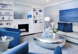 Majestic Blue And White Living Room Decor Blue And White Living Room White Living Room Decor White Living Room