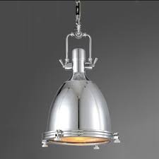Industrial Style 1 Light Large Pendant In Polished Nickel Takeluckhome Com