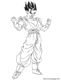 Free dragon ball z coloring pages boo. Dragon Ball Z Mystic Gohan Coloring Page Coloring Pages Printable