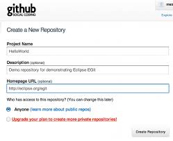 The repository settings page will be loaded. Egit User Guide Eclipsepedia