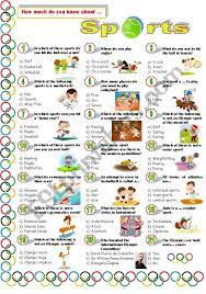 Sports Quiz Esl Worksheet By Jayce Sports Quiz Sports Lesson Plans Quiz