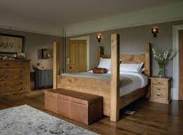 Merchant S Four Poster Bed Indigo Furniture Bedroom Statementbed Plank Four Poster Bed Frame Plans Indigo Furniture