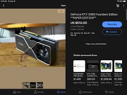 16687seguidoresappleproject(11206la puntuación de votos de appleproject es de 11206) 99.7%appleproject tiene un 99,7% de votos positivos. Rtx 3080 Paper Edition Ebay Scam Off Topic Linus Tech Tips