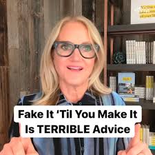 I hate the phrase “fake it til you make it.”, You’re only amplifying the  feeling of being a fake and making your imposter syndrome WORSE., Start  being INTENTIONAL about what kind of person you want to ...