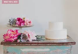 Grocery store flowers for wedding. Diy Boho Wedding Cake Green Wedding Shoes