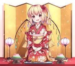 ひな祭りフランちゃん しえろ のイラスト pixiv 東方 フランドール スカーレット アニメ着物 かわいいアニメの写真 東方 かわいい