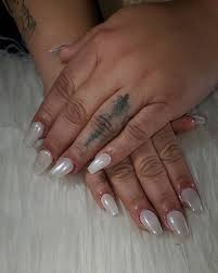 Aycrlic nails nails polish coffin nails manicures coffin acrylics fire nails best acrylic nails dream nails bling nails. How Short Can Acrylic Nails Be 41 Styles In Trend Naildesigncode
